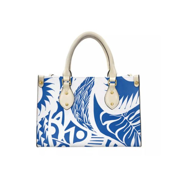 Portable Polyester Luxury Leather Purse , Multifunctional Leather Tote Bag
