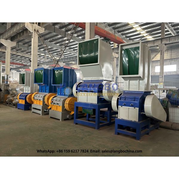 37KW Crusher For PVC Pipes Plastic Waste Recycling Machine Line