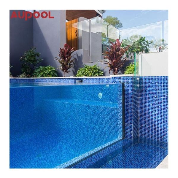 High Surface Hardness Acrylic Glass Swimming Pool in Prefabricated Shipping Container