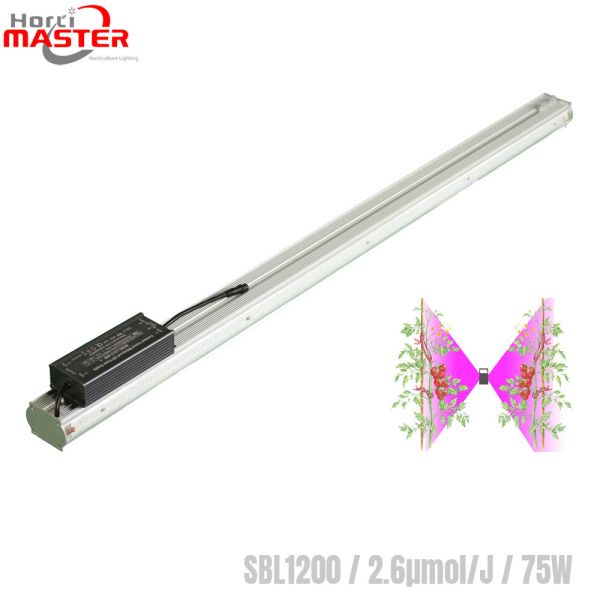 Aluminum 750nm 2.9μmol/J LED Greenhouse Grow Lights For Tomato Plants
