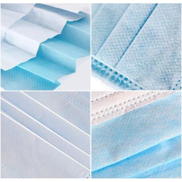 Hospitals Non Woven Fabric Face Mask Earloop 3 Ply High Elasticity Comfortable