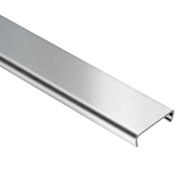 Inlay 0.6mm Stainless Steel Round Edge Tile Trim Flooring Accessories Skirting Board