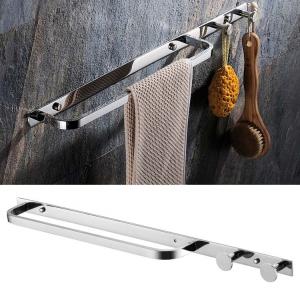  Mirror Polishing SUS304 Stainless Steel Towel Rack Holder 24 Inch For Kitchen Bathroom Manufactures