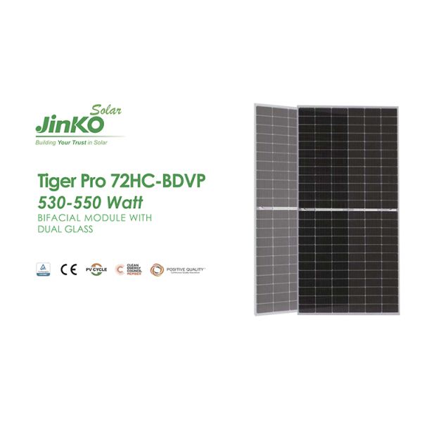 530W 535W Jinko Solar Panel 540W 545W 550W Solar Panel Shingled Pv Modules Bifacial