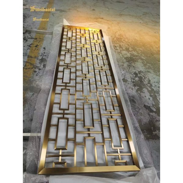 European Style Stainless Steel Room Divider for Modern Homes and Commercial Spaces