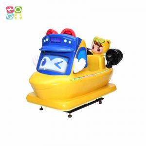 China Amusement Rescue Boat Kiddie Ride 1 Seat With 15 Inch Screen on sale