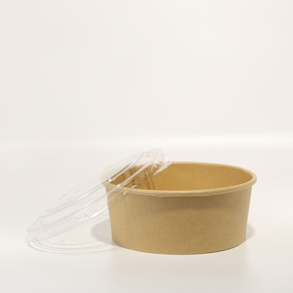 Disposable Food Paper Packaging Box/Kraft Paper Takeaway Box  Round Bowl Customized