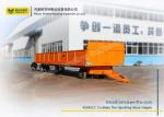 Orange Heavy Duty Plant Trailer Customized Load Capacity For Cargo Shipment