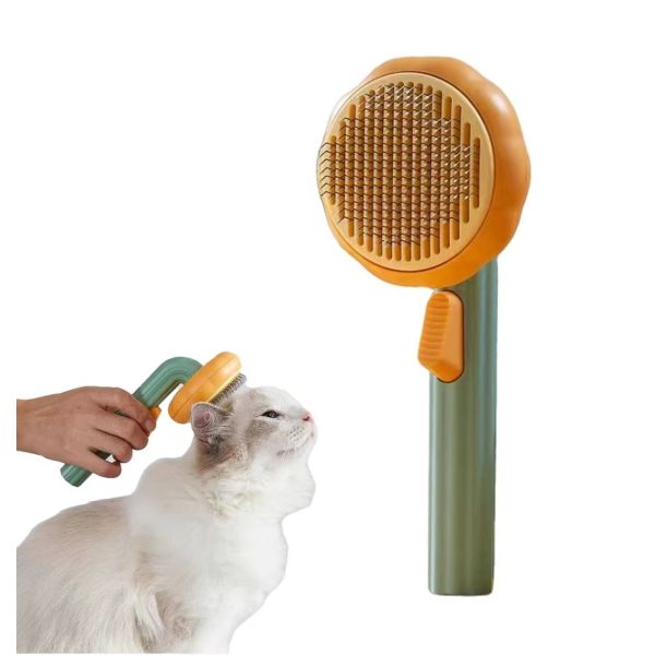 Factory Wholesale Pet Grooming Kit Cleaning Products Self-Cleaning Brush Grooming Comb for Cats Dogs