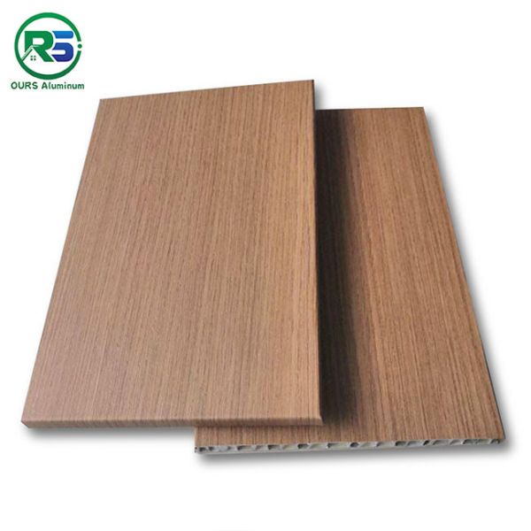 Wood Graid Aluminum Honeycomb Panel / Curtain Wall Sandwich Metal Panel