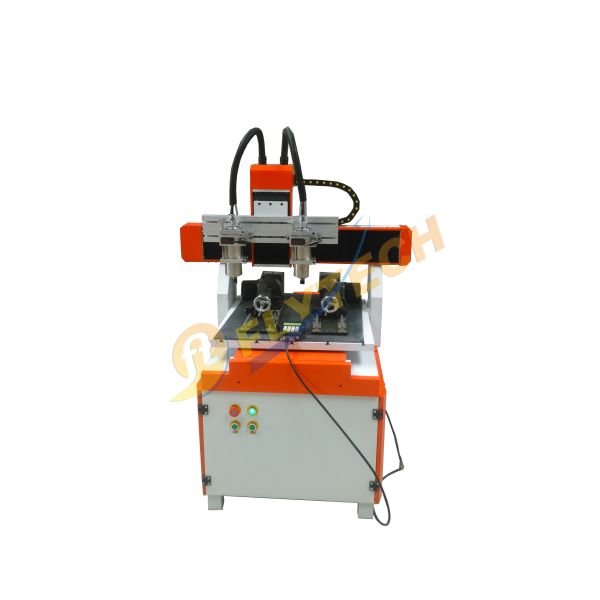 Hot sale small 4 axis CNC Router jade engraving machine with 2 spindles 2 rotary axis