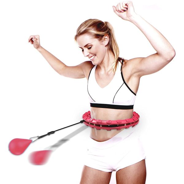 19 Knots Adjustable Weighted Hula Hoop Fat Burning ROHS Approved