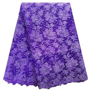  F50285 Hangzhou yifangbo new arrival beaded lace fabric for wedding Manufactures