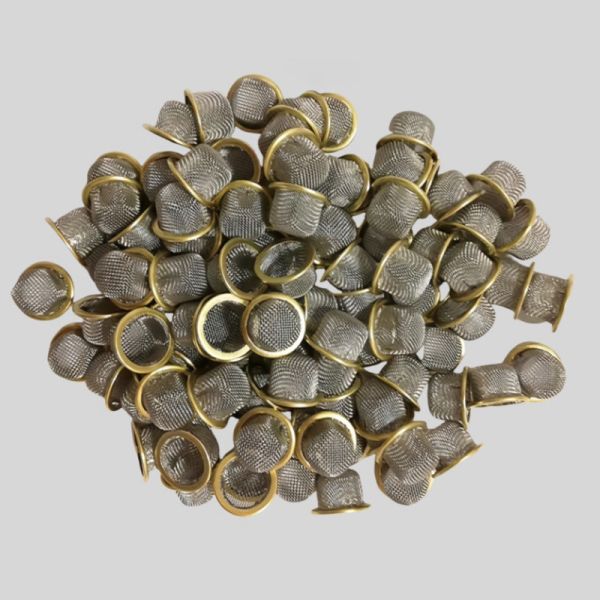 Dome Shape Wire Mesh Filter 8mm Height With Stainless Steel Brass Copper Wire Mesh