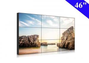  46 inch video wall full hd full color 500nits 3x3 lcd display narrow bezel 10mm Manufactures