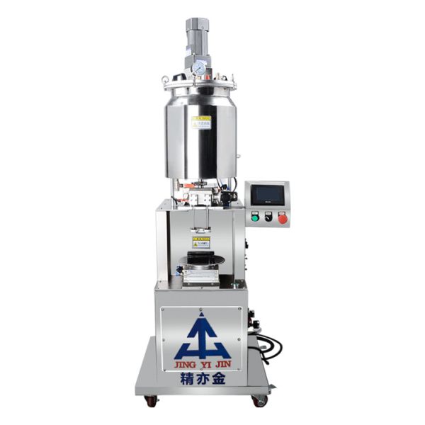 Double Head Mascara Filling Machine Vertical Filling Machine Quantitative Heating