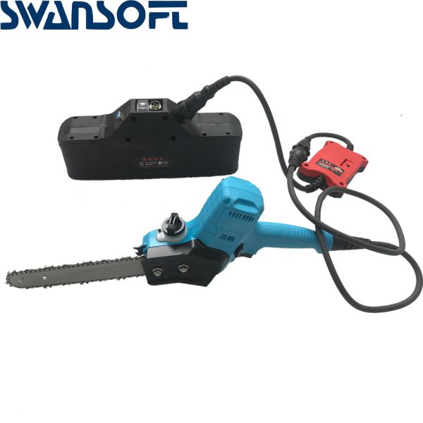 Swansoft 150mm Branch Cutting Chain Saw Electric One Hand Chain saw Electric Chainsaw