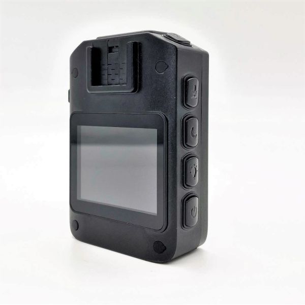 Video Audio Recording Black Wearable Body Camera 2700mAh For Security Guard