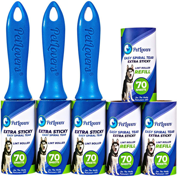 Plastic Extra Sticky Lint woolen Clothes Hair Remover Roller For Pet Hair 420 Sheets