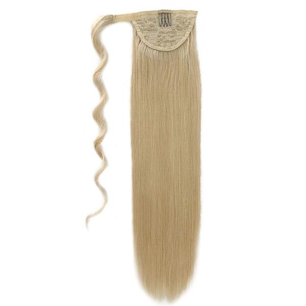 Double Drawn Natural Wrap Around Drawstring Ponytail Hair with Estimated Delivery Time