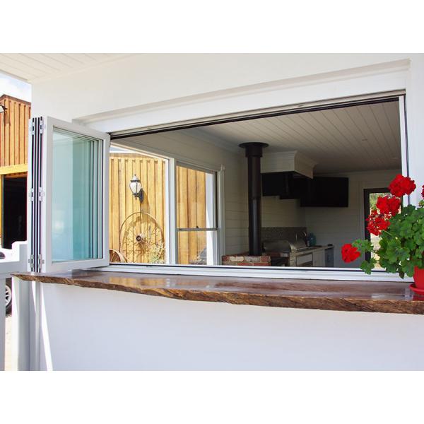 Security Aluminum Bifold Windows Silicone Sealant For Home Decor