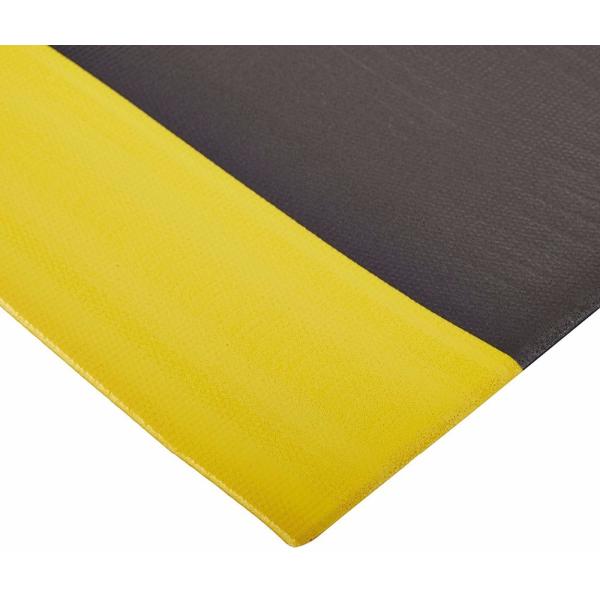 Yellow Borders Pvc 2x3Ft Anti Fatigue Foam Mat Water proof