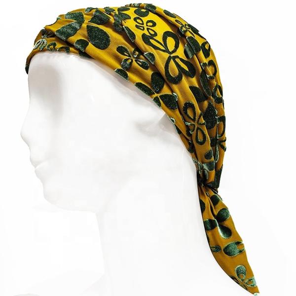 Flower Pattern Korean Velvet Fabric 140gsm For Women'S Wear Scarf