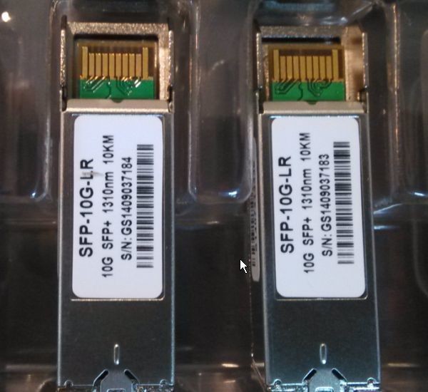 10Gbps 1310nm Wavelength Singlemode Dual LC 10km Distance SFP+ Transceiver Module