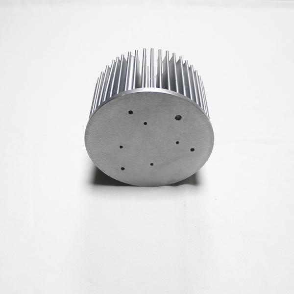 Black Anodizing Round Cold Forging Heat Sink For With Existing Mold Dia 110mm