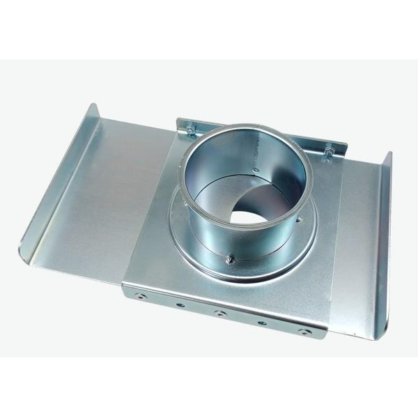 Galvanized Sheet Manual Sliding Damper 100mm Stainless Steel Blast Gate