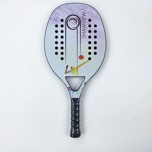 Drop Shot Paddle Tennis Racquets Eva Customized Beach Paddle Ball Racket