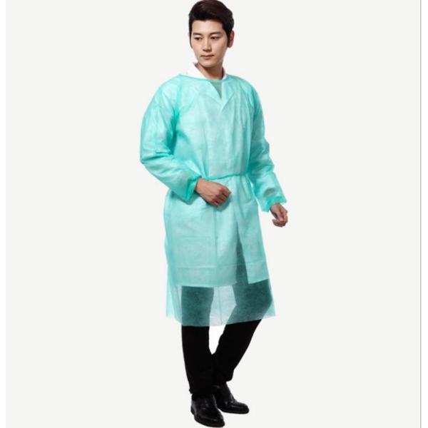 Eco Friendly Disposable Isolation Gown Highly Breathable Acid Proof Sanitation