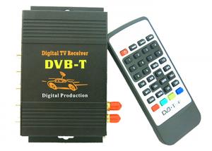  DVB-T MPEG-4 Box 4 output, dual antenna Car DVB-T MPEG-4 Digital TV Dual Tuner dvb-t receiver Mini TV Box  DVB-T618 Manufactures