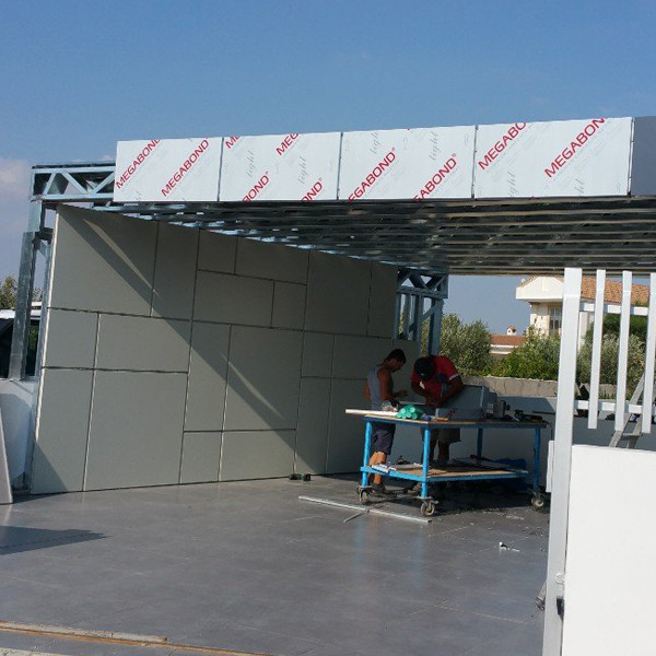 Multi Functional Recyclable Wooden Aluminum Composite Panel Impact Resistance