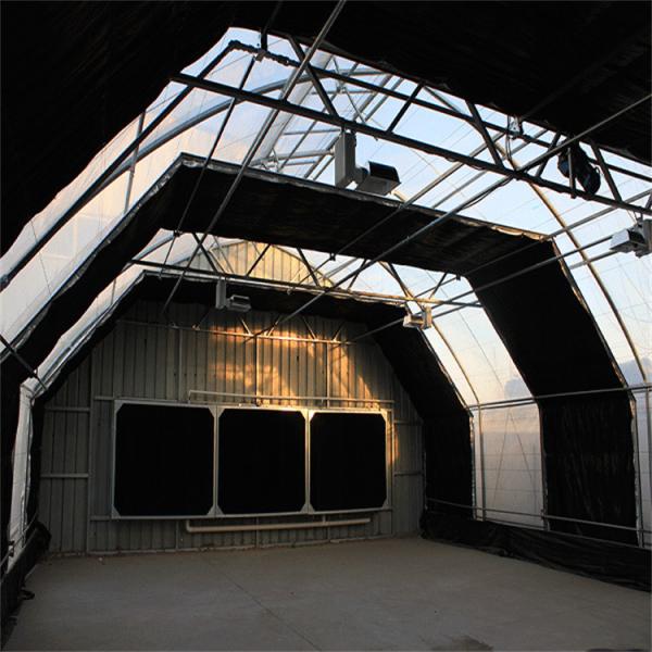 Light Deprivation High Grade Aluminum Alloy Frame Greenhouse For Marijuana Cultivation