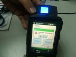 OEM Fingerprint Reader 3.5inch PDA Handheld RFID Reader wifi bluetooth GPS