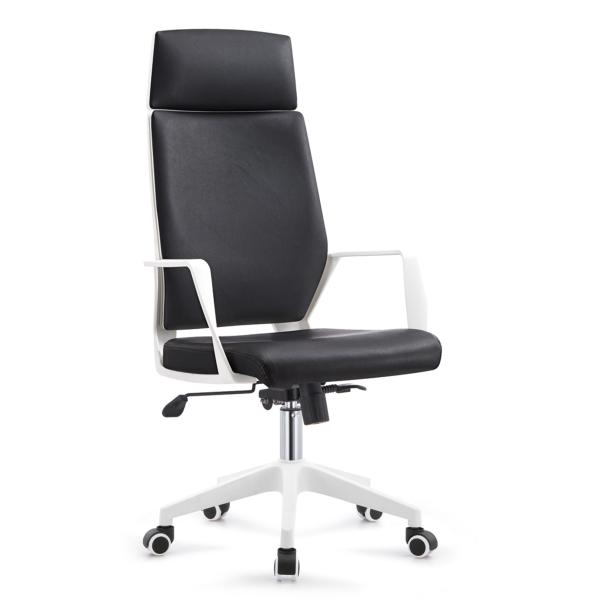 Basic Executive Business Chairs , Commercial Office Furniture Leather Chairs