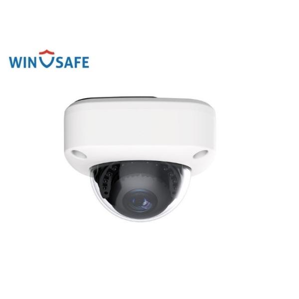Outdoor 2.0MP Mini IR Dome Camera 1080P With Fixed Metal Body Onvif Supported