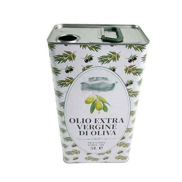 DADI Food Grade Olive Oil Small Tin With CMYK or Offset Printing Food Oil Can