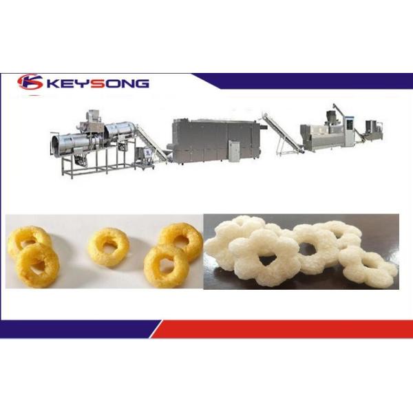 Wheat Rice Corn Snacks Making Machine High Capacity 200 - 240kg / H Steady Performance