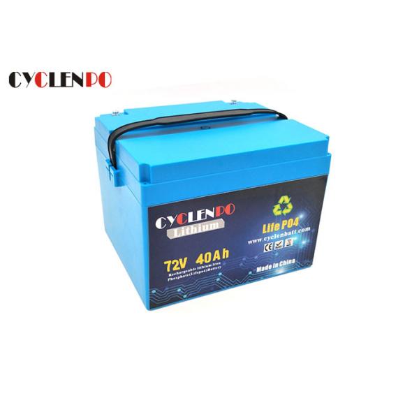 72v 40ah Rechargeable Deep Cycle Lifepo4 Battery For E Bike / Electric Scooters