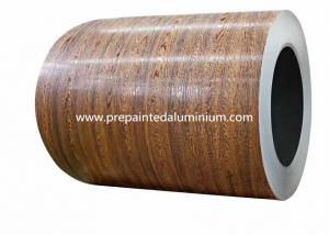  Wooden Pattern 0.2mm Pre Painted Aluminum Coil In Wall Panel Manufactures