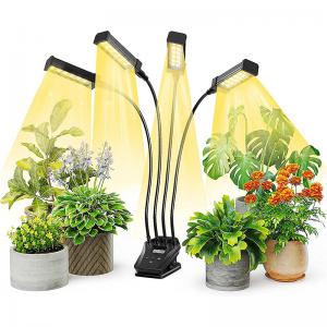 China 4 Head Gooseneck LED Plant Grow Light Garden Lighting LED Grow Light 18W Full Spectrum Phyto Lamp on sale
