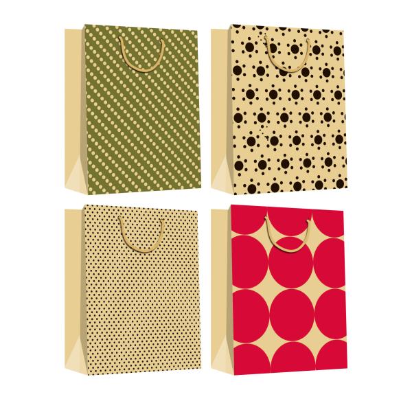 2016 High Quality Recyclable Custom Printed Kraft Paper Bag