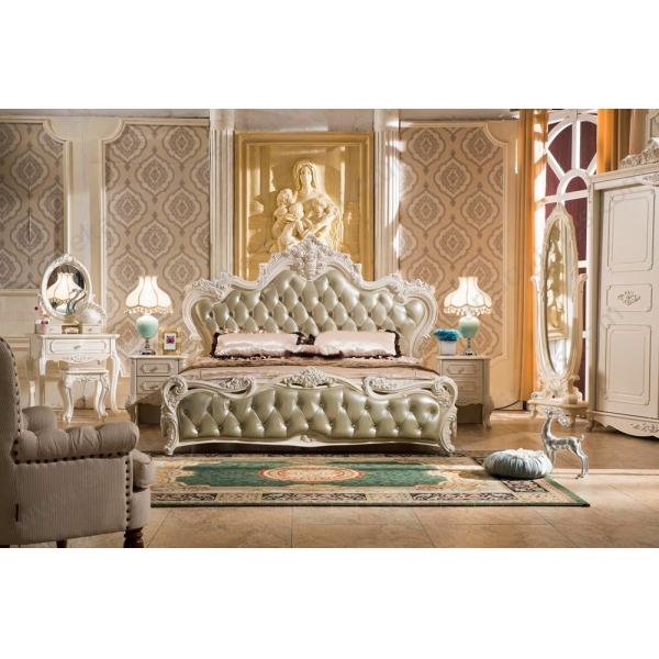 Victoria Style Palace king bedroom furniture set king qaueen size bunk bed 9003