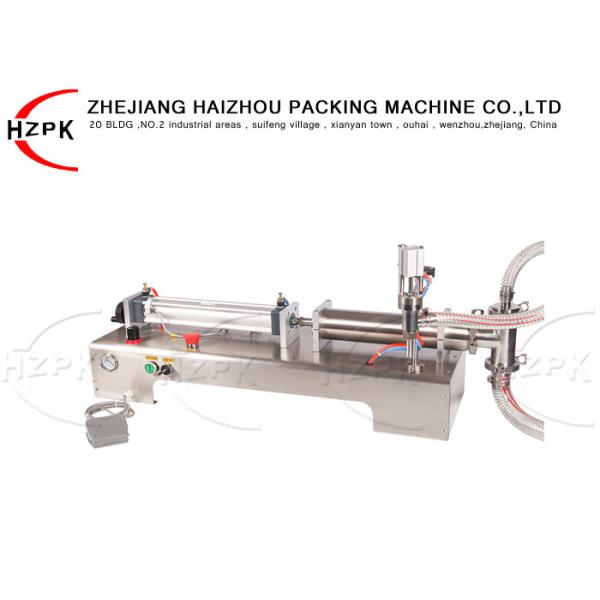 Semi Automatic Liquid Bottle Filling Machine 200-1500Ml For Cosmetic Shampoo