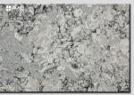 Grey Marble Quartz Stone Slab Glossy Polished For Bench / Worktop Making