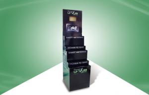 China Logo Promotion 3 Tier Cardboard Counter Display Stands With Screen on sale