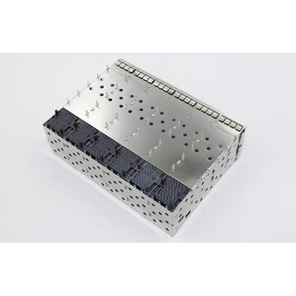 ROHS 2x8 With Light Pipe SFP Cage Connector TMSFPX28EXXX4