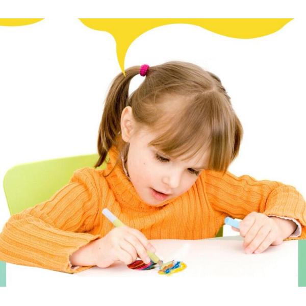 6 Color Nontoxic Wax Crayon/Eco-friendly fancy colored Non-toxic wax crayon set